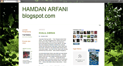 Desktop Screenshot of hamdanarfani.blogspot.com