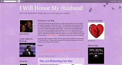 Desktop Screenshot of iwillhonormyhusband.blogspot.com