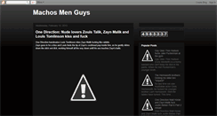 Desktop Screenshot of machos-men-guys.blogspot.com