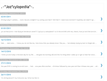 Tablet Screenshot of joz-cylopedia.blogspot.com