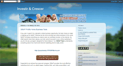 Desktop Screenshot of investircrescer.blogspot.com