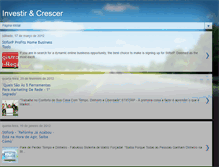 Tablet Screenshot of investircrescer.blogspot.com