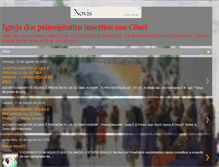 Tablet Screenshot of nscremosnopaifilhoeespritosanto.blogspot.com