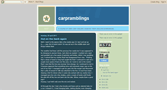 Desktop Screenshot of carpramblings.blogspot.com