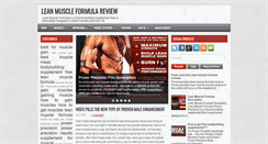 Desktop Screenshot of freeleanmuscleformula.blogspot.com