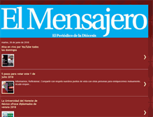 Tablet Screenshot of periodicoelmensajero.blogspot.com
