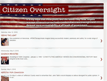 Tablet Screenshot of citizenoversight.blogspot.com