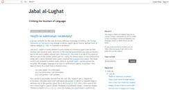 Desktop Screenshot of lughat.blogspot.com