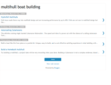 Tablet Screenshot of multihullboatbuilding.blogspot.com