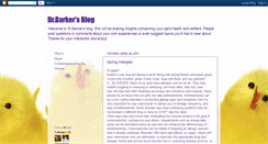 Desktop Screenshot of drvalariebarker.blogspot.com