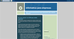 Desktop Screenshot of infonasempresas.blogspot.com