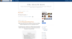 Desktop Screenshot of cmlhealth.blogspot.com