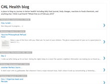 Tablet Screenshot of cmlhealth.blogspot.com