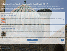 Tablet Screenshot of odysseyoverland2012.blogspot.com