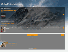 Tablet Screenshot of melloentertainment.blogspot.com