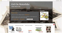 Desktop Screenshot of girlonmotorbike.blogspot.com