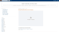 Desktop Screenshot of getyourcuteon.blogspot.com