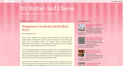 Desktop Screenshot of mybutterandcheese.blogspot.com