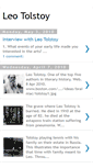 Mobile Screenshot of leotolstoyblog.blogspot.com