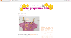 Desktop Screenshot of cosaspequenasfelices.blogspot.com