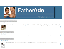 Tablet Screenshot of fatherade.blogspot.com