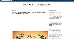Desktop Screenshot of happy-mothersday.blogspot.com