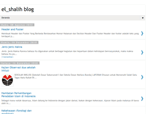 Tablet Screenshot of el-shalih.blogspot.com