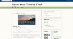 Desktop Screenshot of narrowscreek.blogspot.com