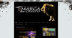 Desktop Screenshot of comunidademarcadecristo.blogspot.com