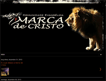 Tablet Screenshot of comunidademarcadecristo.blogspot.com