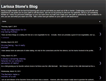 Tablet Screenshot of larissa-stone.blogspot.com