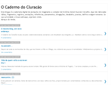 Tablet Screenshot of cadernodocluracao.blogspot.com