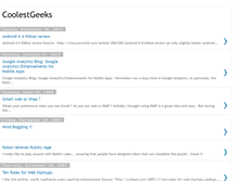 Tablet Screenshot of coolestgeeks.blogspot.com