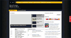 Desktop Screenshot of futebolmundodabola.blogspot.com