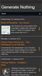 Mobile Screenshot of generatenothing.blogspot.com