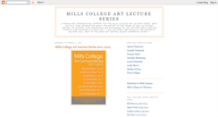 Desktop Screenshot of millslectureseries.blogspot.com