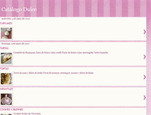 Tablet Screenshot of catalogodulce.blogspot.com