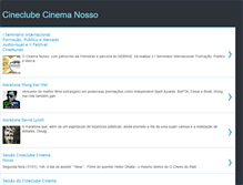 Tablet Screenshot of cineclubecinemanosso.blogspot.com