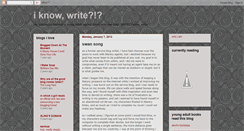 Desktop Screenshot of ikwrite.blogspot.com