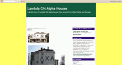 Desktop Screenshot of lambdachihouses.blogspot.com