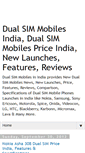 Mobile Screenshot of dual-sim-mobiles-india.blogspot.com