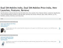 Tablet Screenshot of dual-sim-mobiles-india.blogspot.com