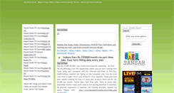 Desktop Screenshot of myblogsansar.blogspot.com