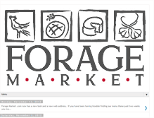 Tablet Screenshot of forage-market.blogspot.com