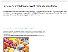 Tablet Screenshot of mengatasi-merawat-masalah-keputihan.blogspot.com