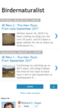 Mobile Screenshot of birdernaturalist.blogspot.com