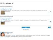 Tablet Screenshot of birdernaturalist.blogspot.com