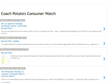 Tablet Screenshot of coachpotato-consumerwatch.blogspot.com
