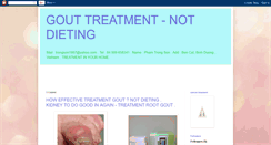 Desktop Screenshot of gout-treatment-pts.blogspot.com