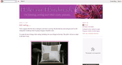 Desktop Screenshot of halcyonhandmade.blogspot.com